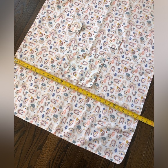 Monbebe Infant Girls Pink Rainbows Car Seat Cover/Canopy w/Window - VGUC! - Picture 7 of 9